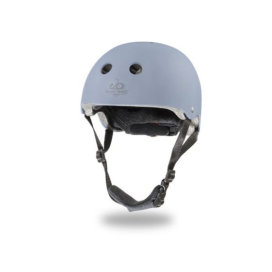 kinderfeets blue matte helmet
