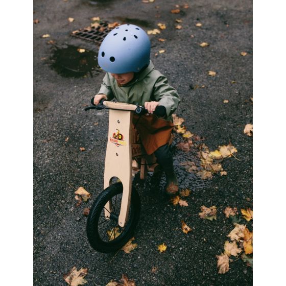 kinderfeets blue matte helmet