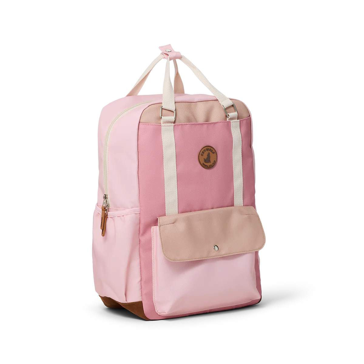 crywolf knapsack blush colourblock