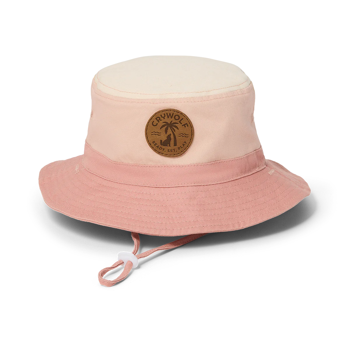 CRYWOLF BUCKET HAT blush colourblock