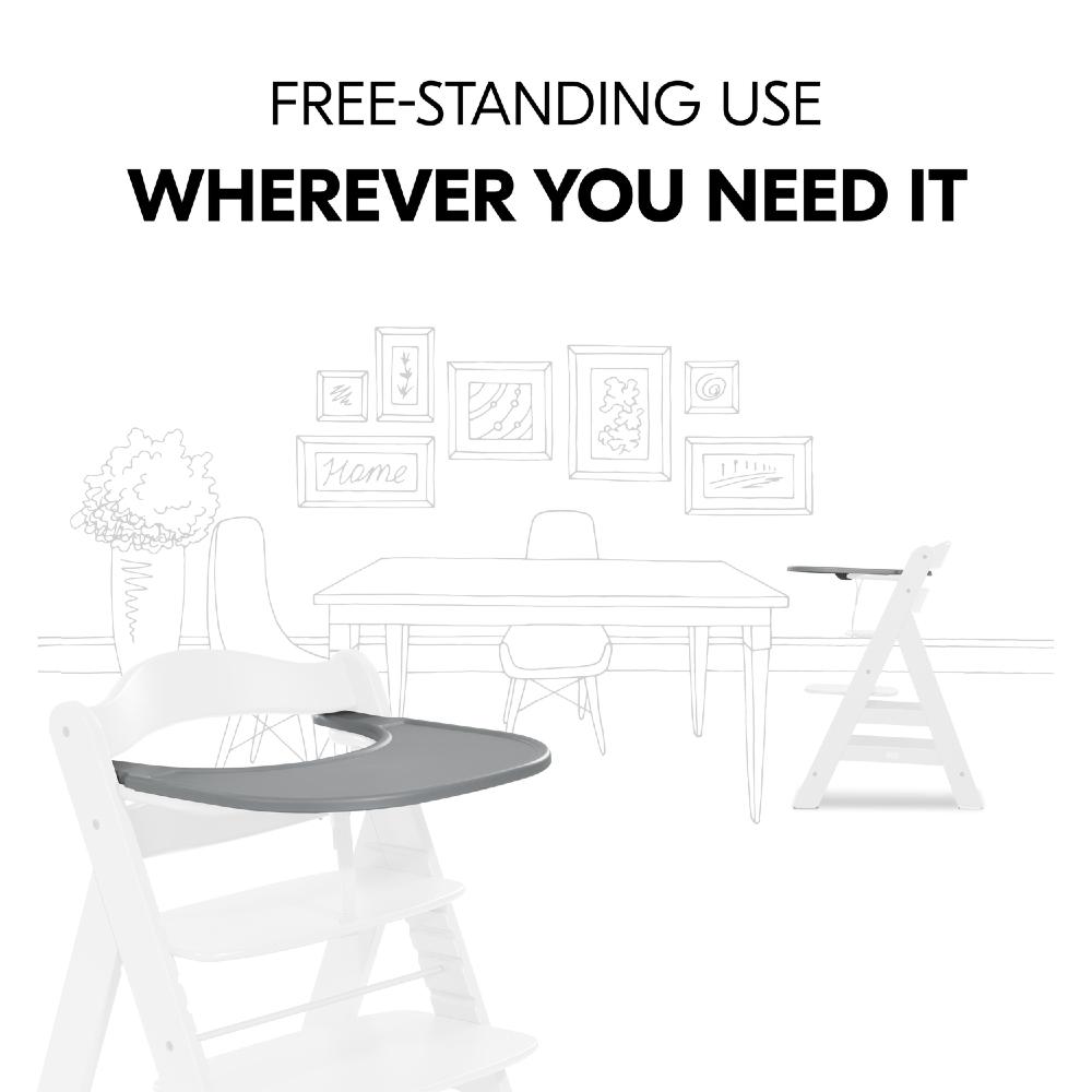 Hauck alpha click tray grey