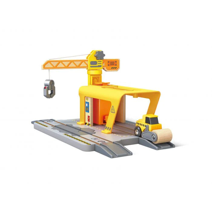 Hape railway crane construction kit