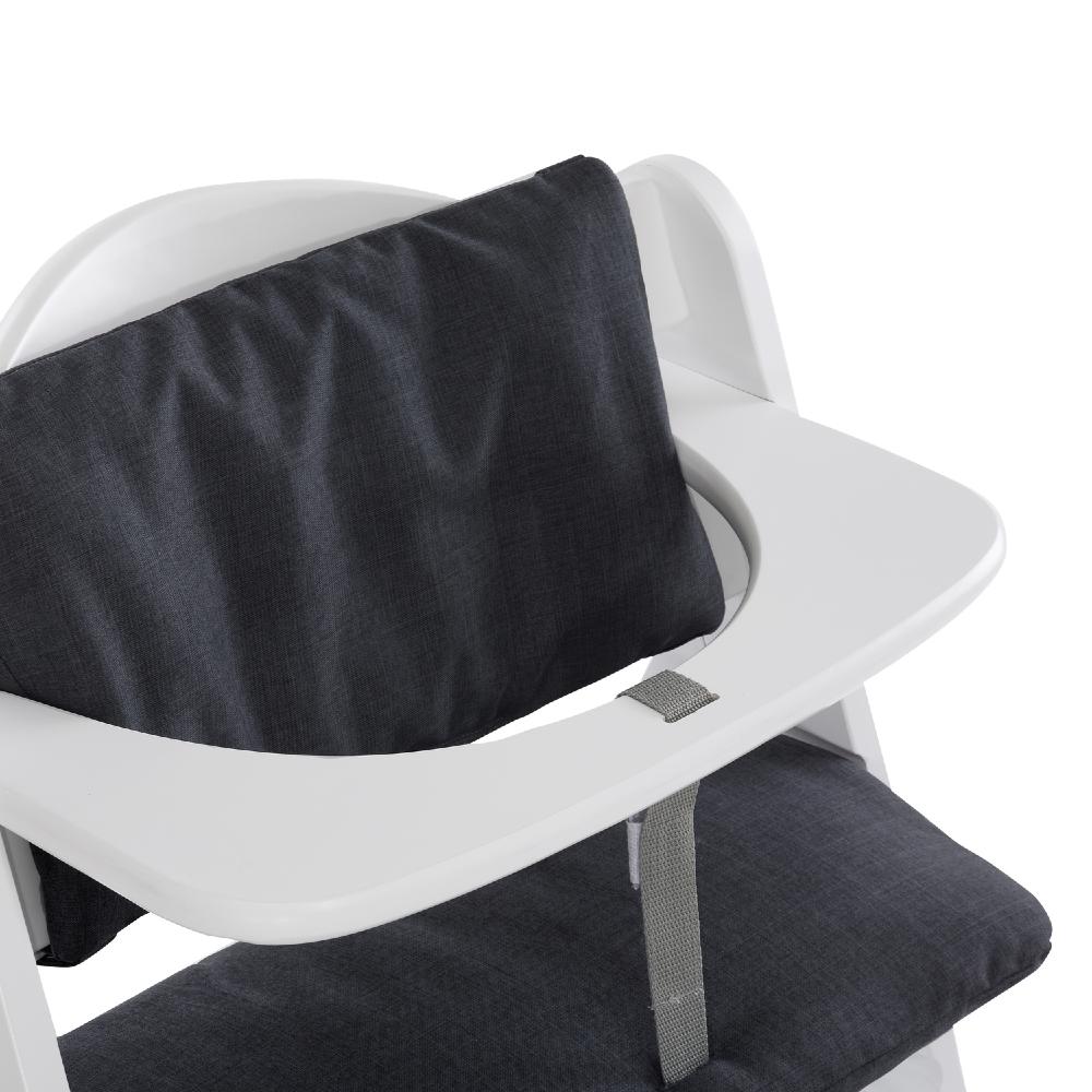 Hauck Highchair Cushion Charcoal Melange