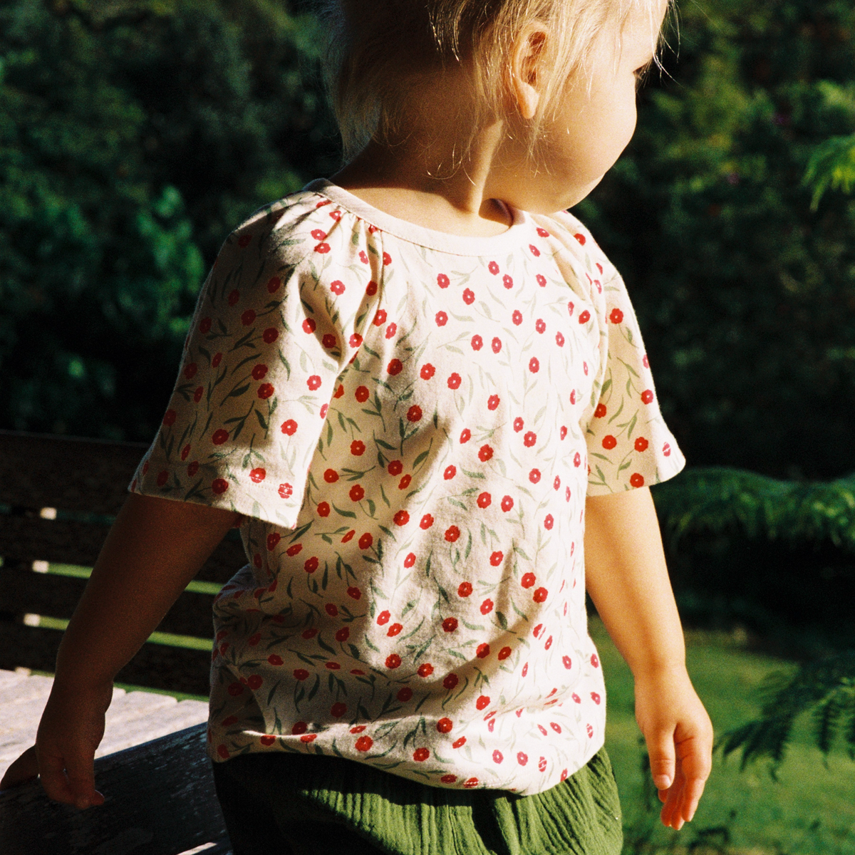 Faye Tee in Joiette Print worn by child