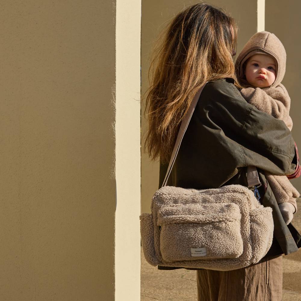 Finnson Freya Stroller Organiser Teddy Beige