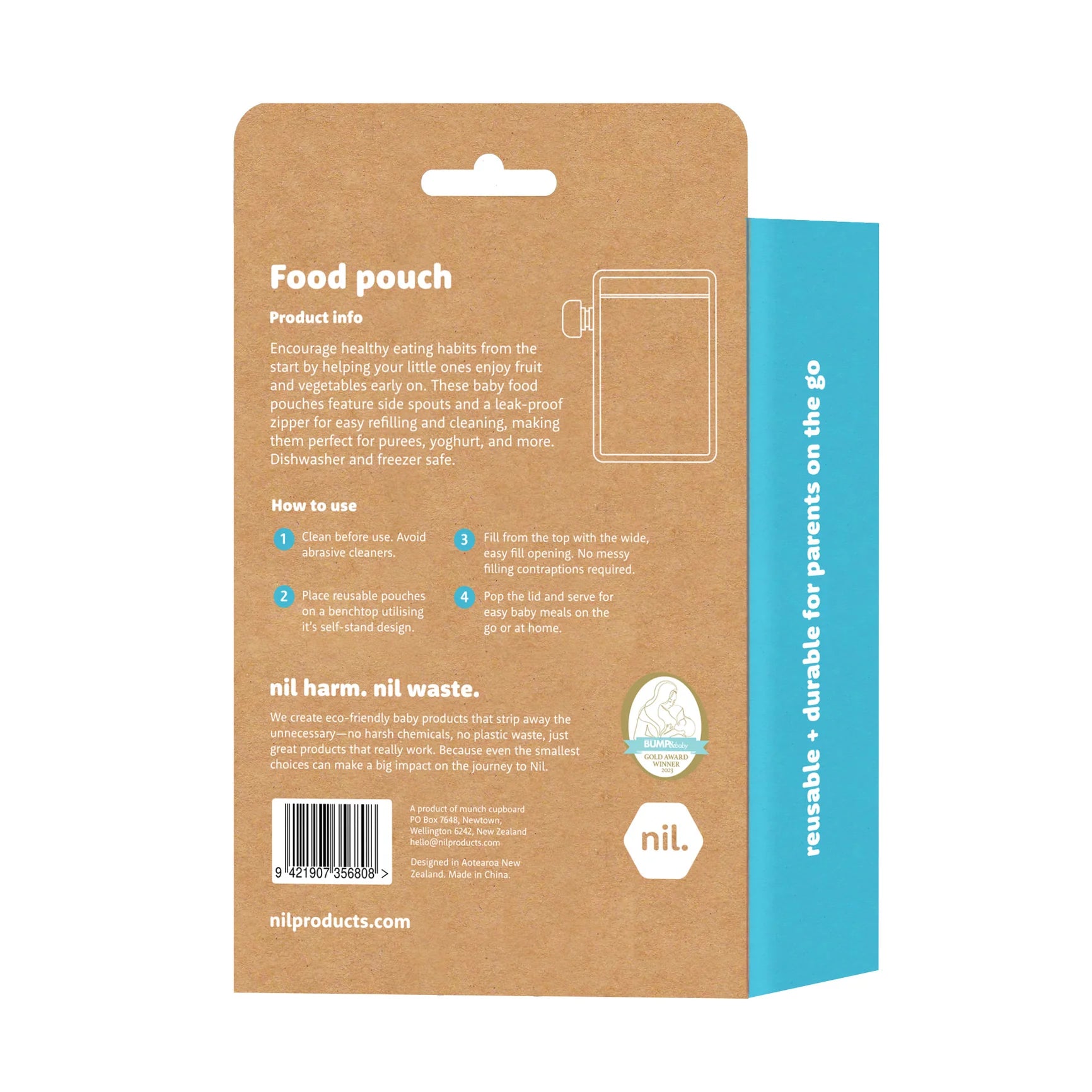 Reusable Food Pouch