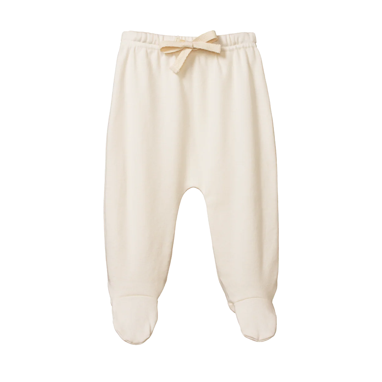 footed romper natural