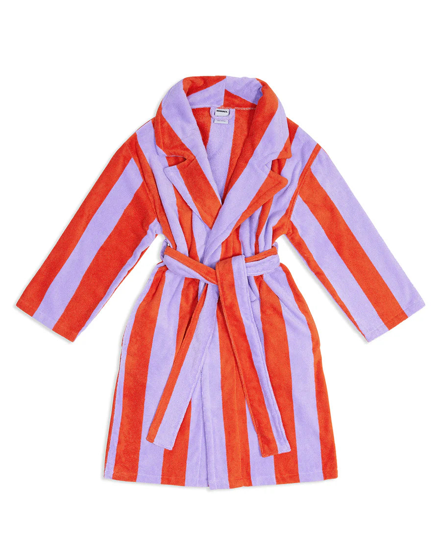 Hommey Robe - Grapefruit Stripes
