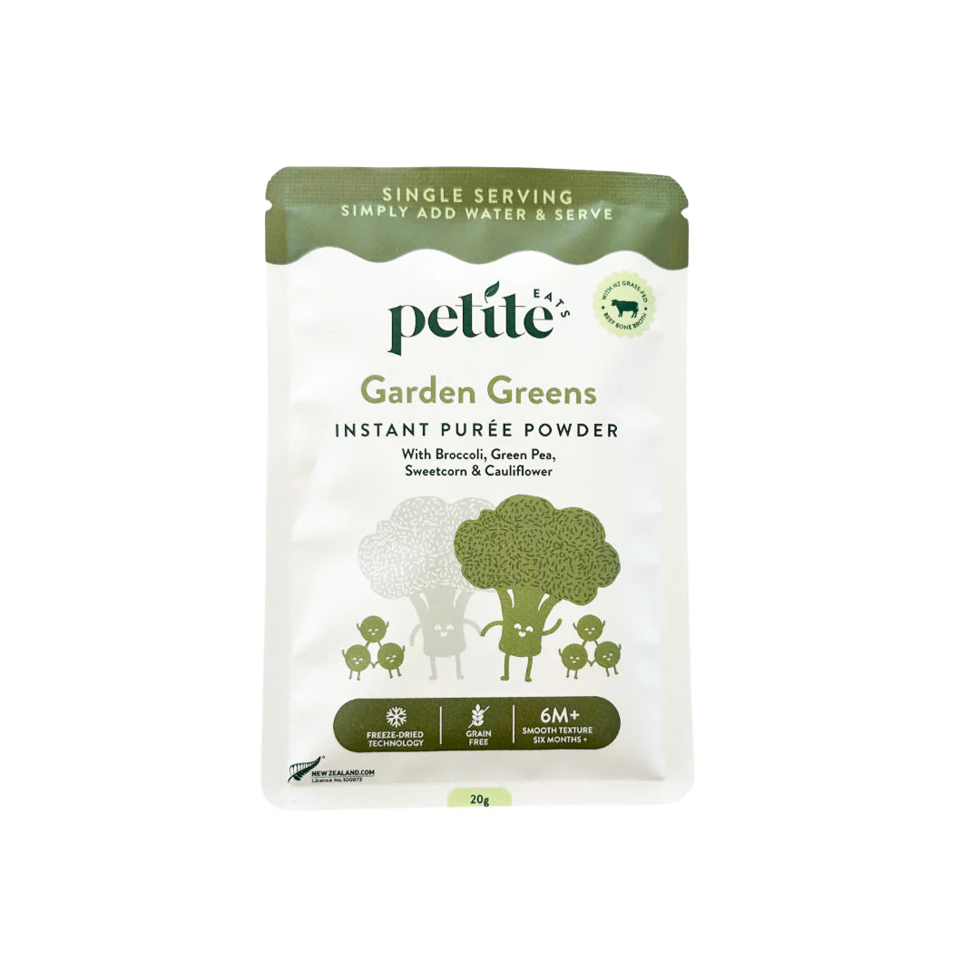 petite eats garden greens puree