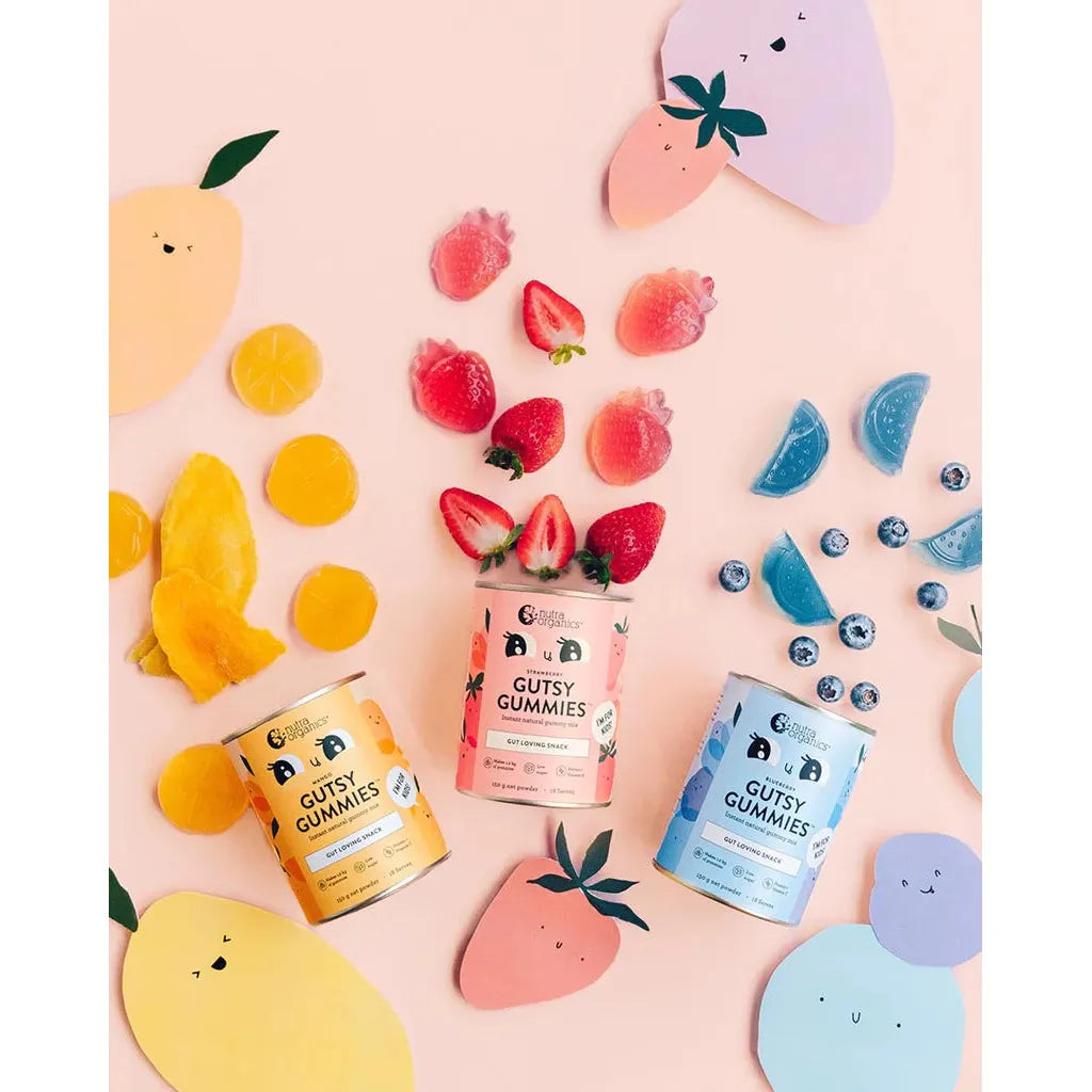 Nutra Organics Gutsy Gummies Blueberry