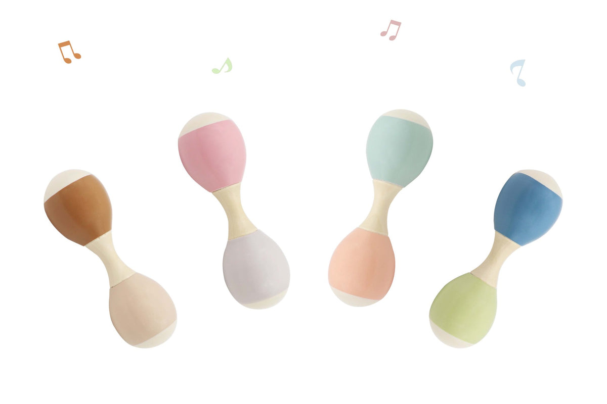 ToysLink Wooden Double End Maraca
