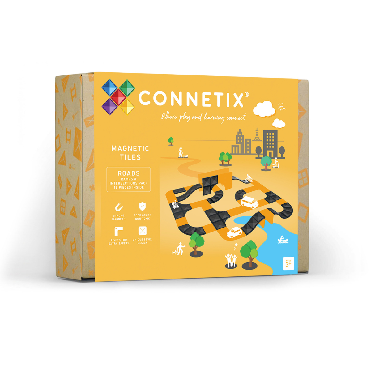Connetix | 16 Piece Ramps & Intersections Pack