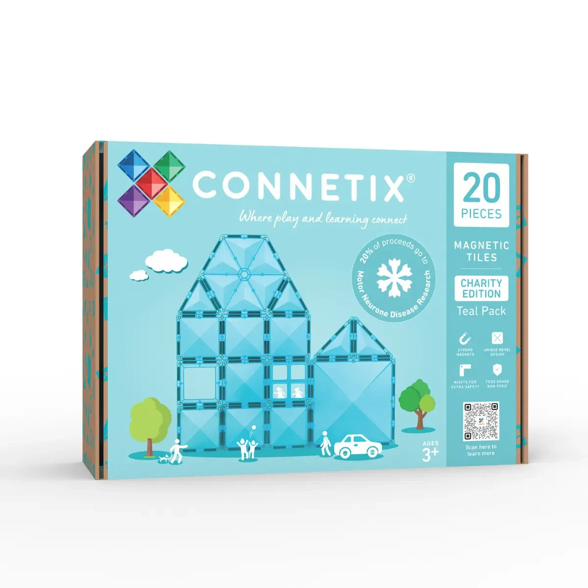 Connetix | Teal 20 Piece Charity Pack
