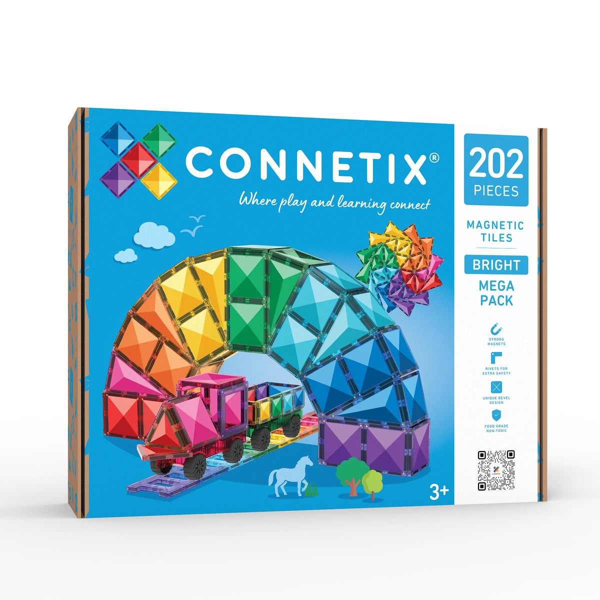 Connetix Bright Mega Pack 202 pc - Box