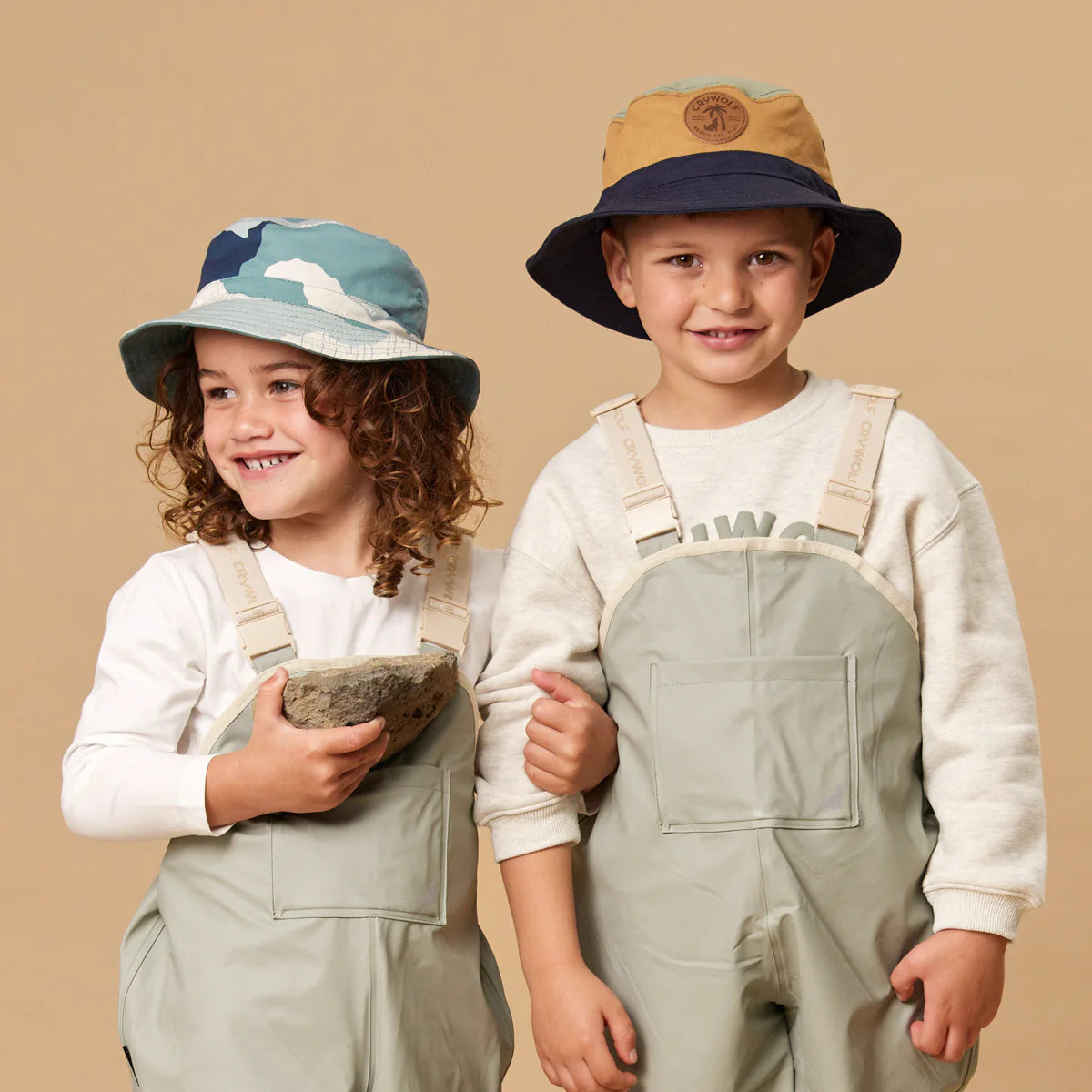 crywolf indigo bucket hat