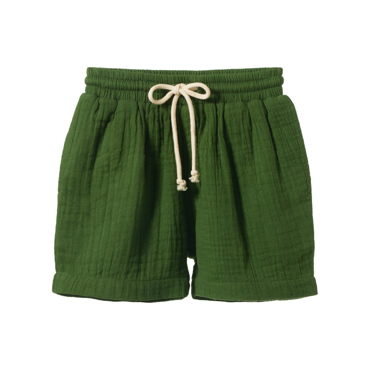 James Shorts Muslin in Fir Green