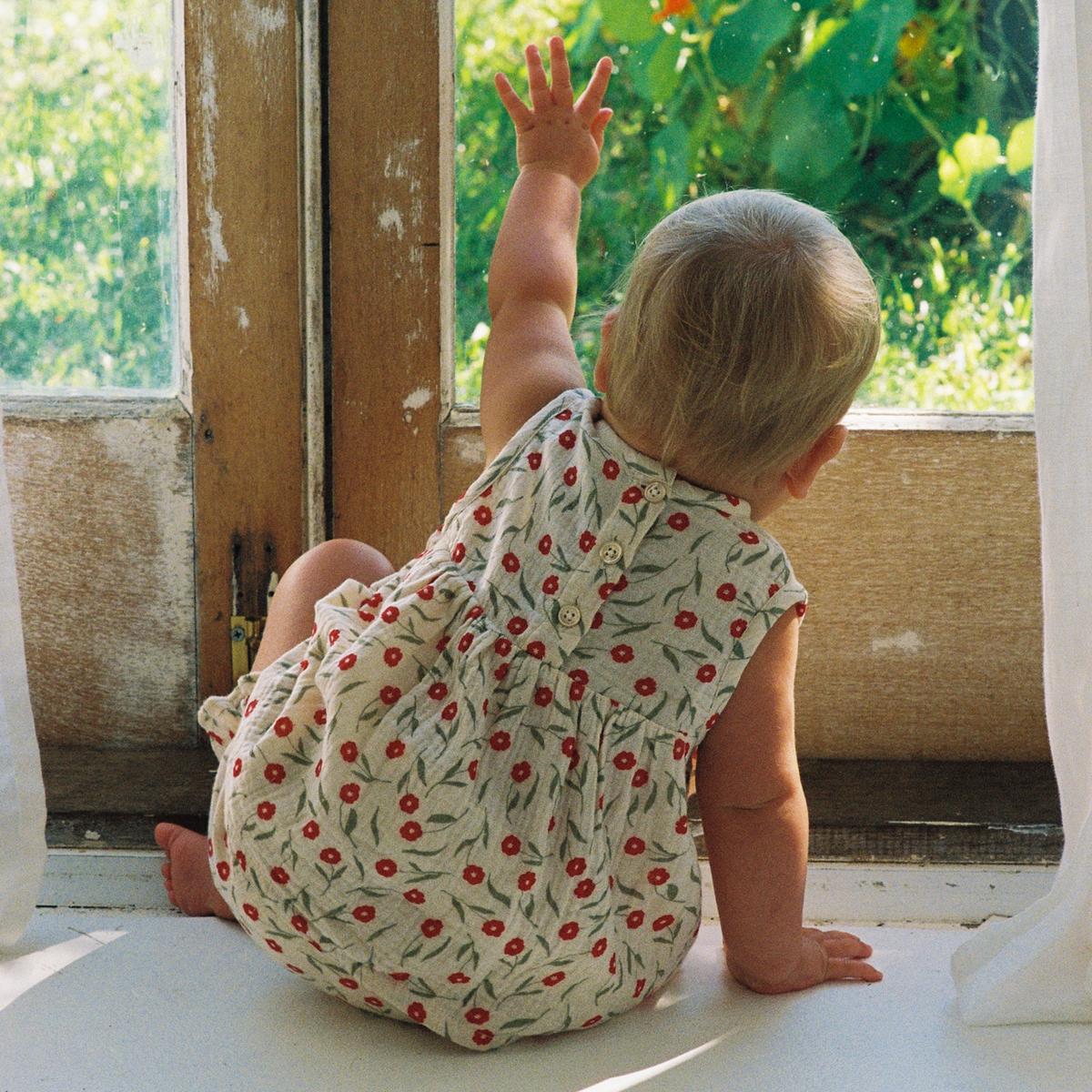 Junie Set in Joiette Print worn by baby