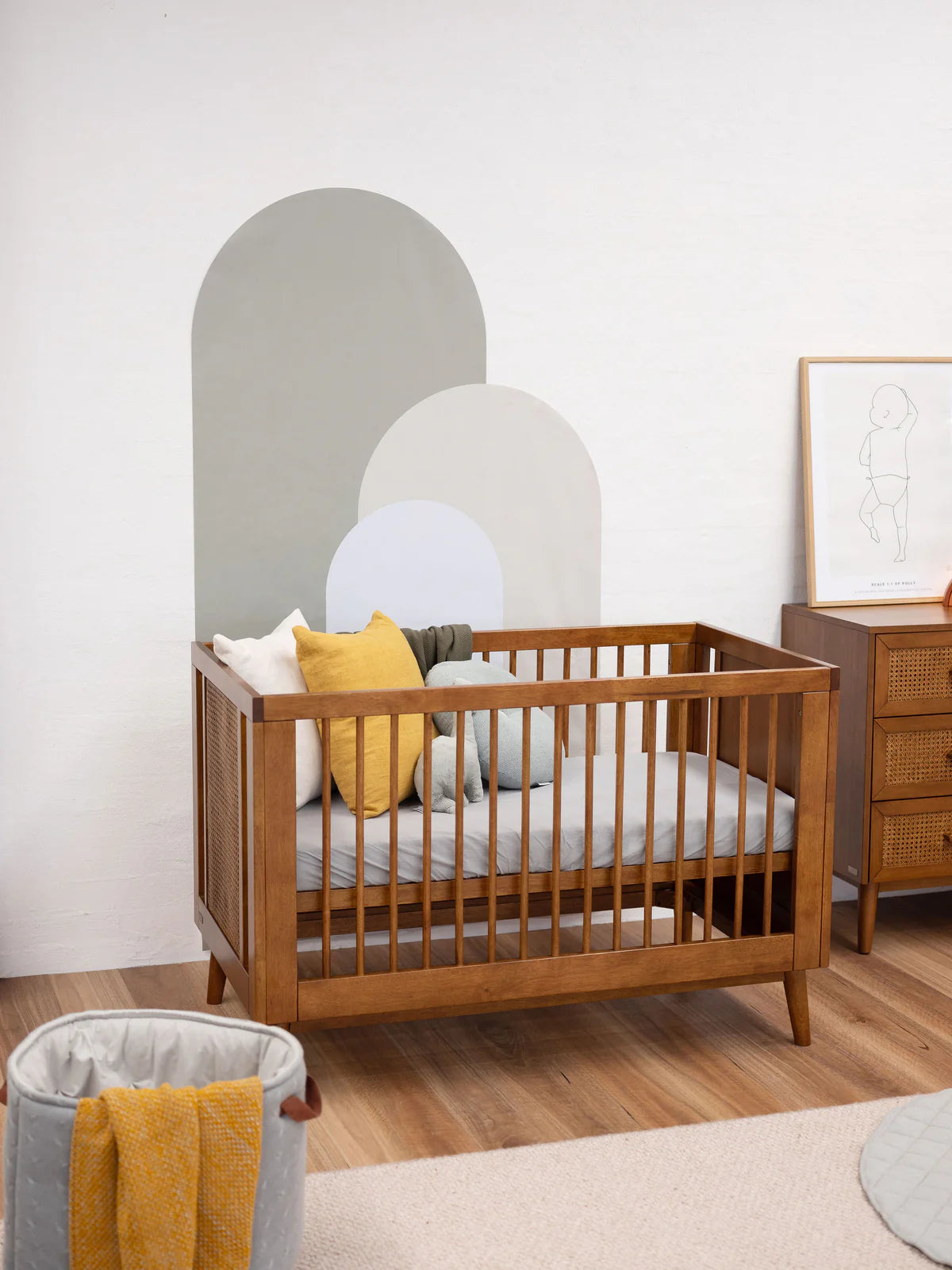 Babyrest Kaya cot teak