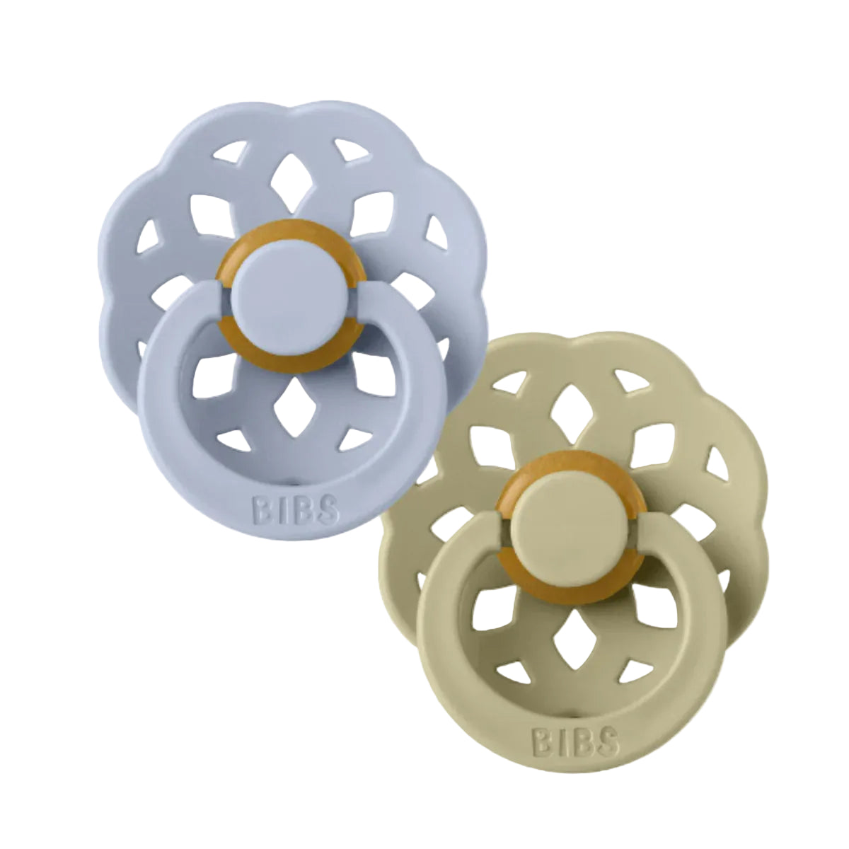 BIBS boheme khaki blue pacifier