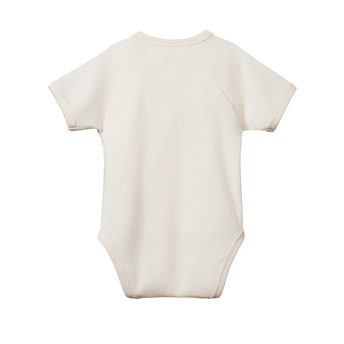 nature baby short sleeve natural kimono bodysuit