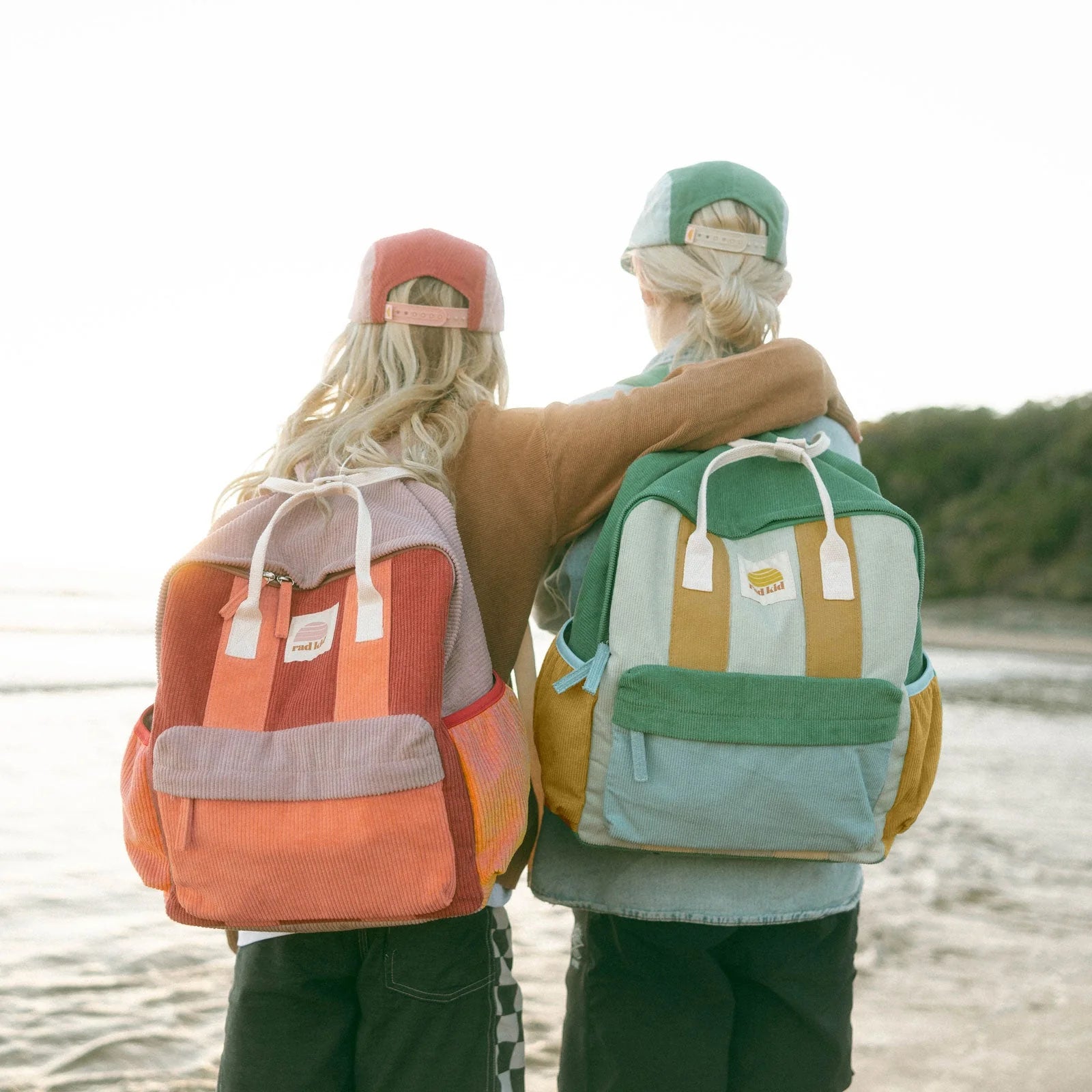 Rad Kid Corduroy Backpack Berry