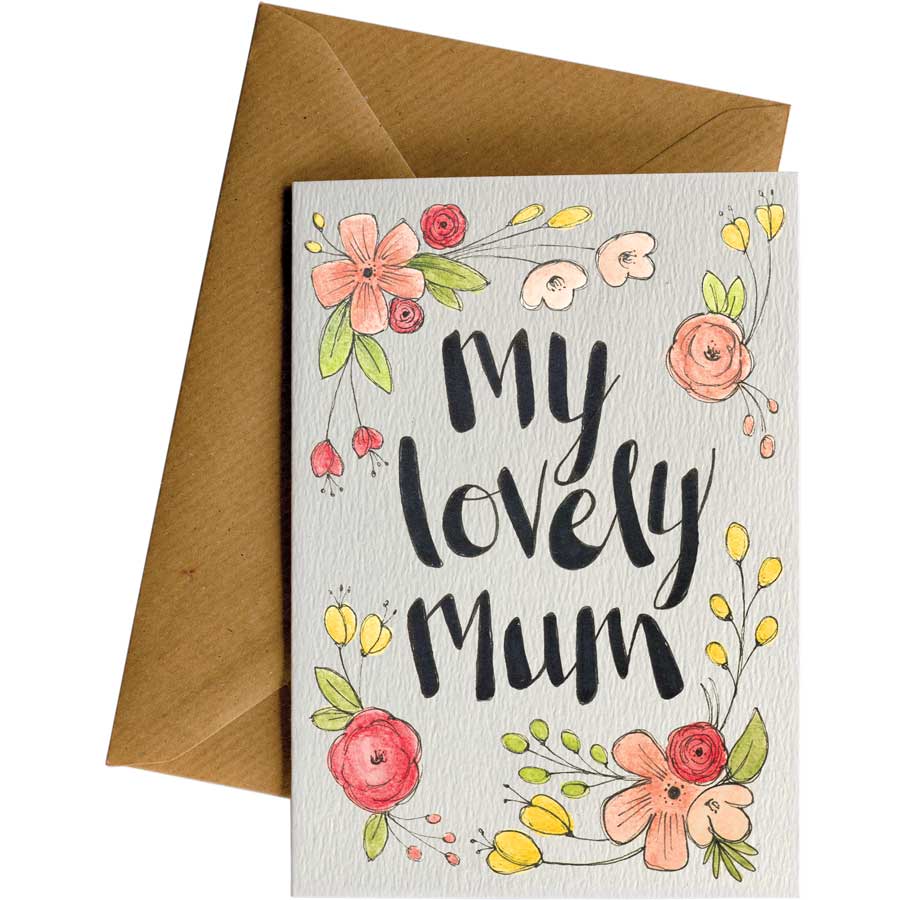my lovely mum card