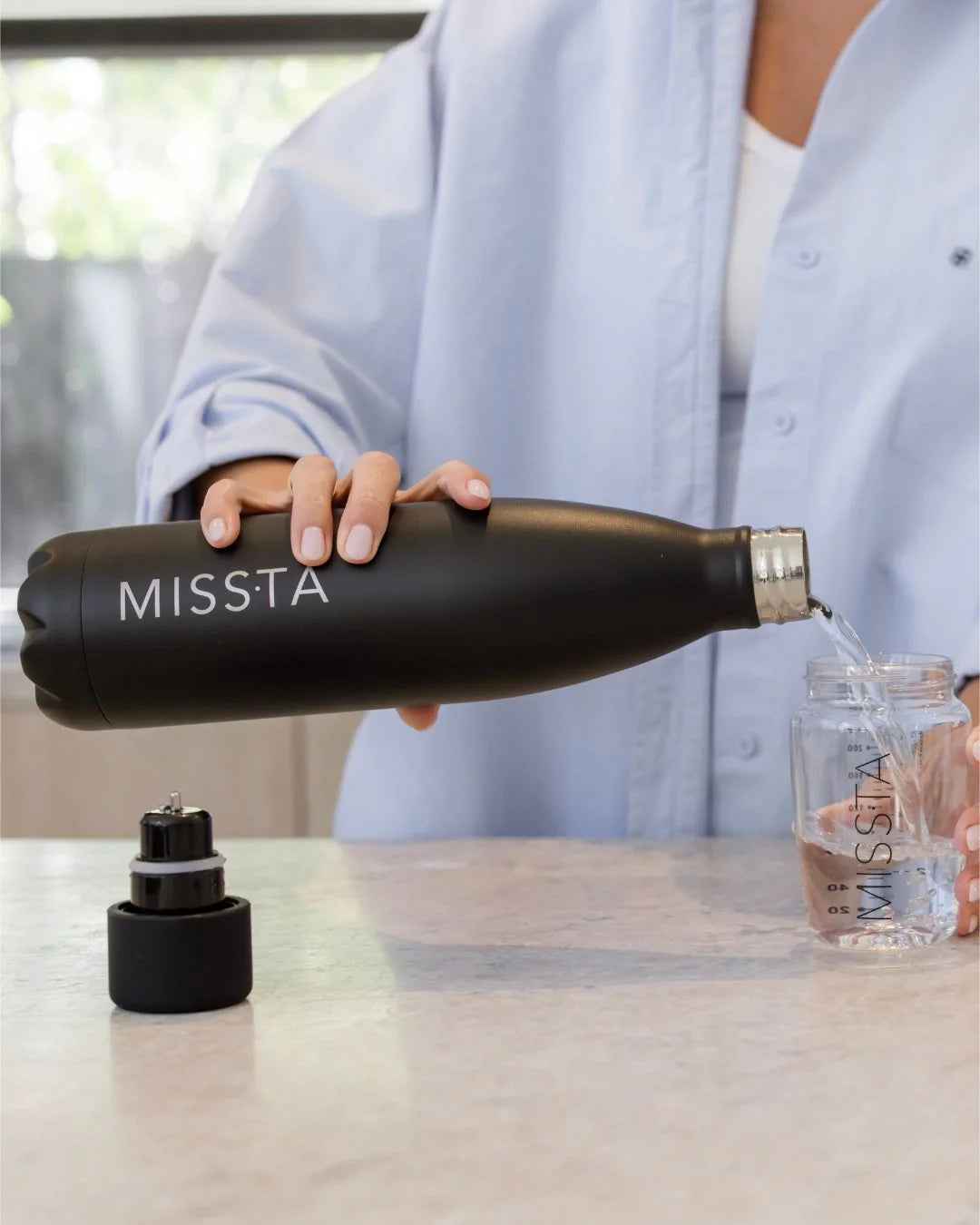 Missta Formula Thermos Bottle Black