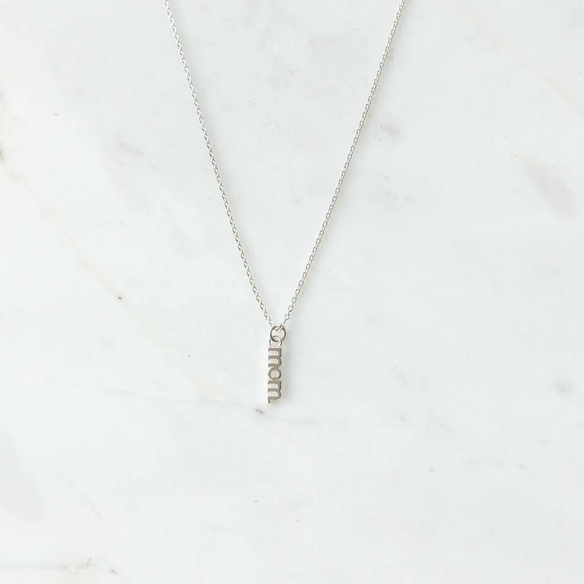 Sophie x MOM necklace Silver