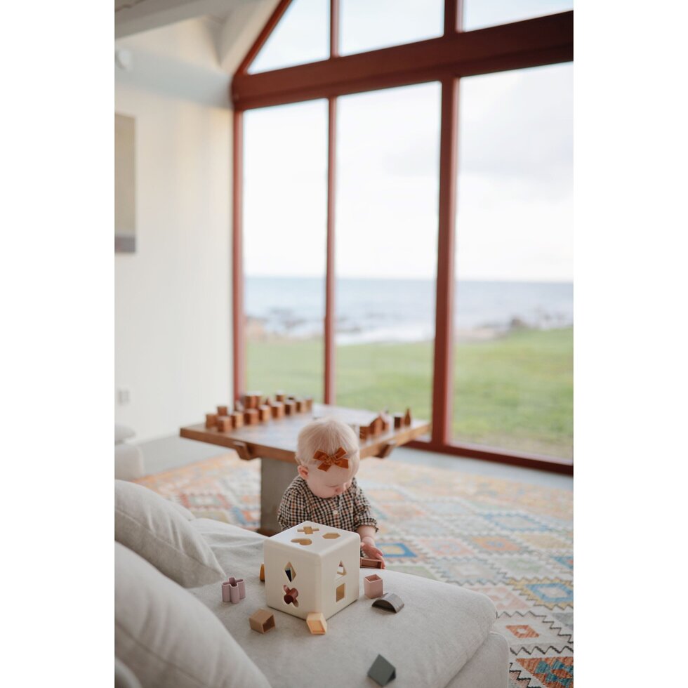 Mushie Shape Sorting Box