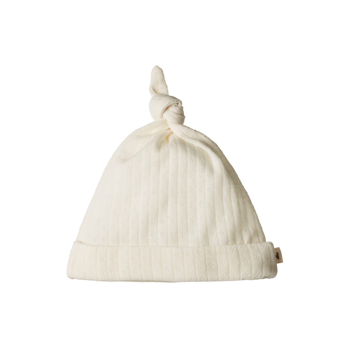 nature baby merino pointelle beanie
