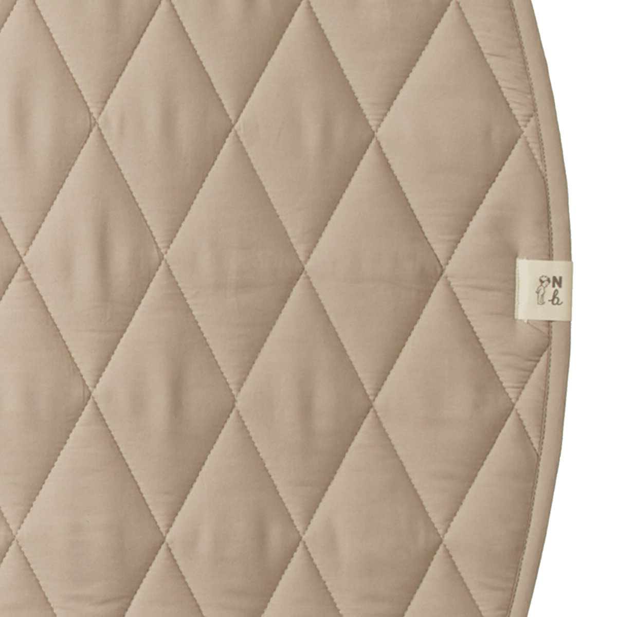 nature baby quilted play mat feather
