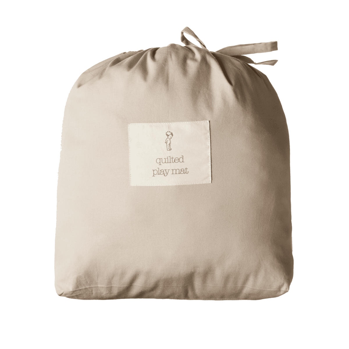 nature baby quilted play mat feather