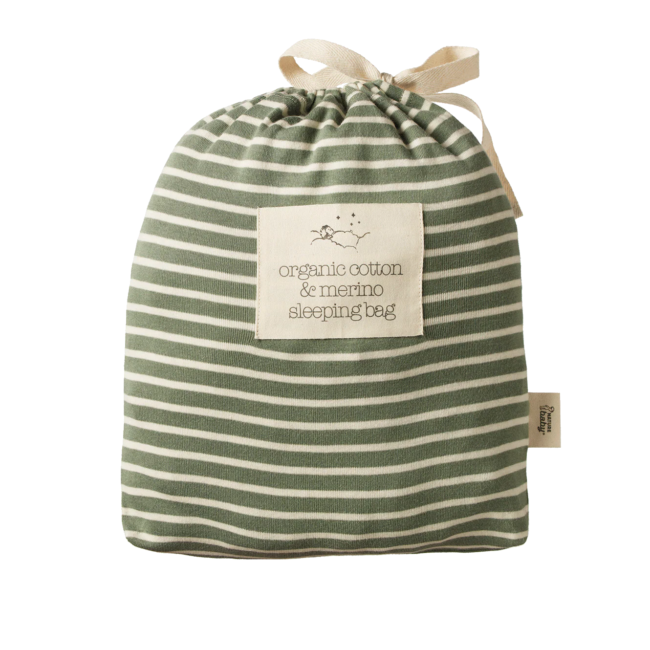 nature baby sleeping bag nettle twin stripe