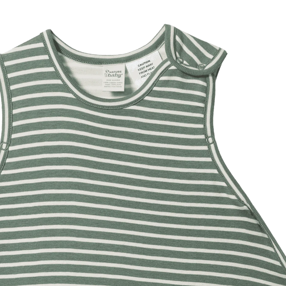 nature baby sleeping bag nettle twin stripe