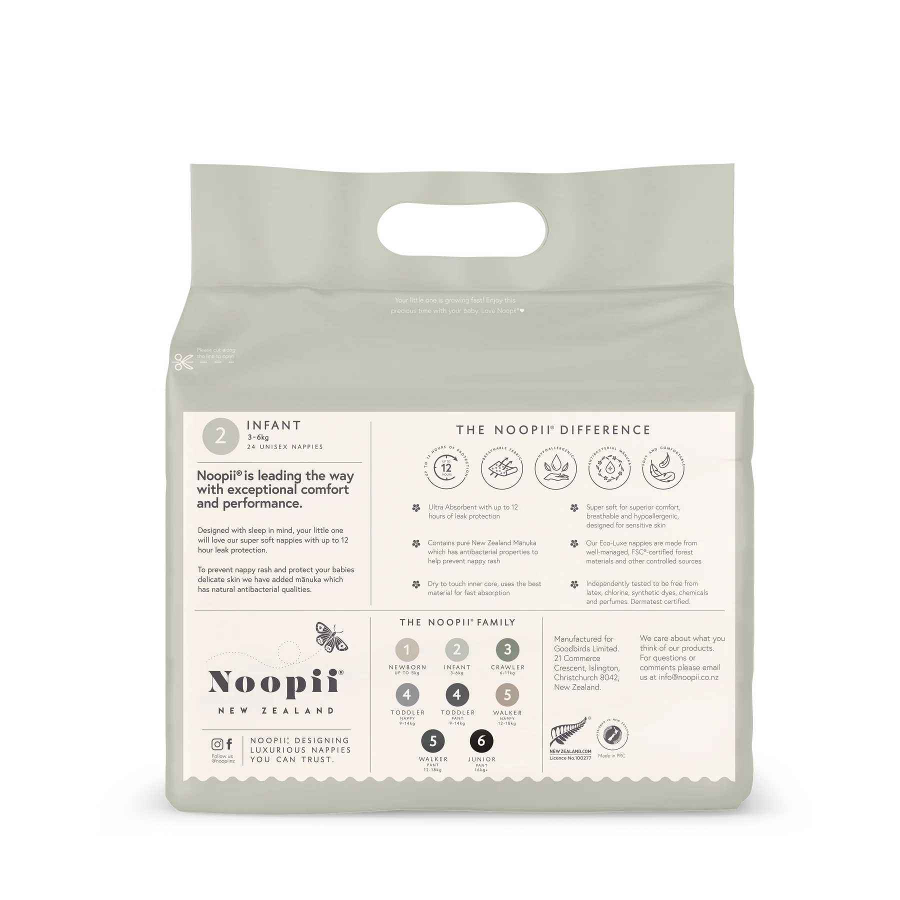 Noopii Infant Nappies