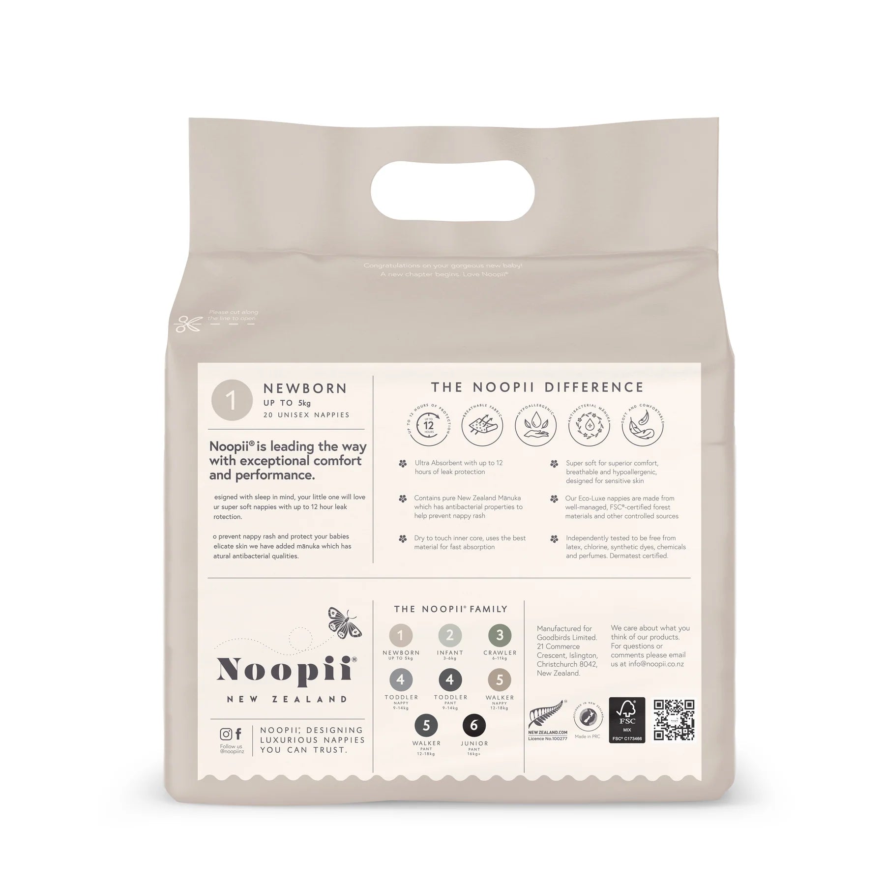 Noopi Newborn Nappies