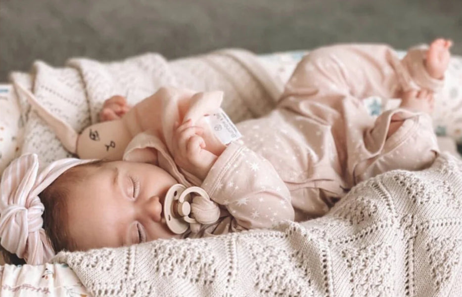 Heirloom baby oat geometric blanket