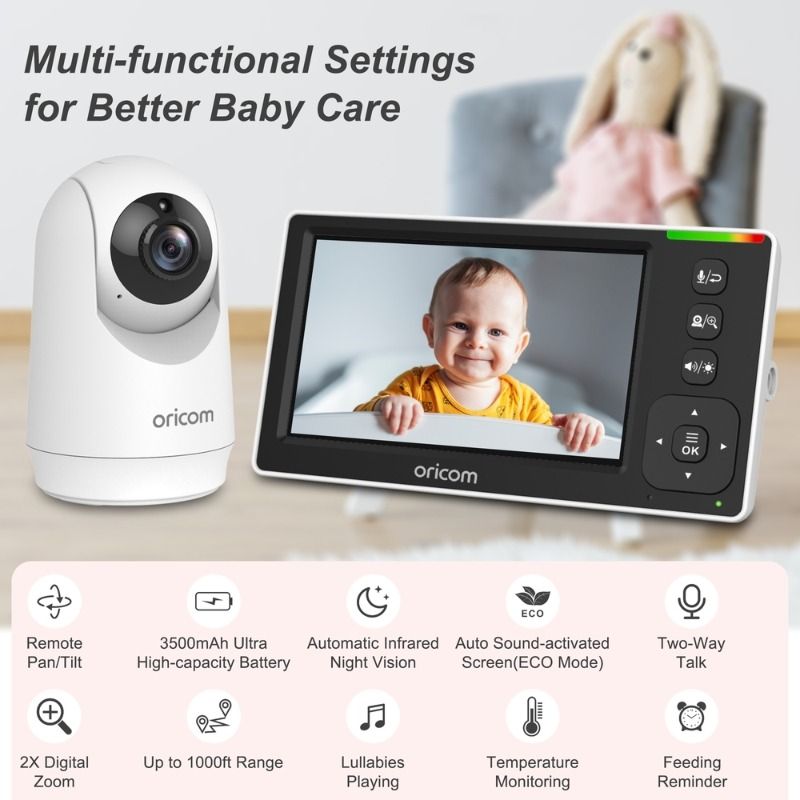 Oricom 4.3" Baby Monitor
