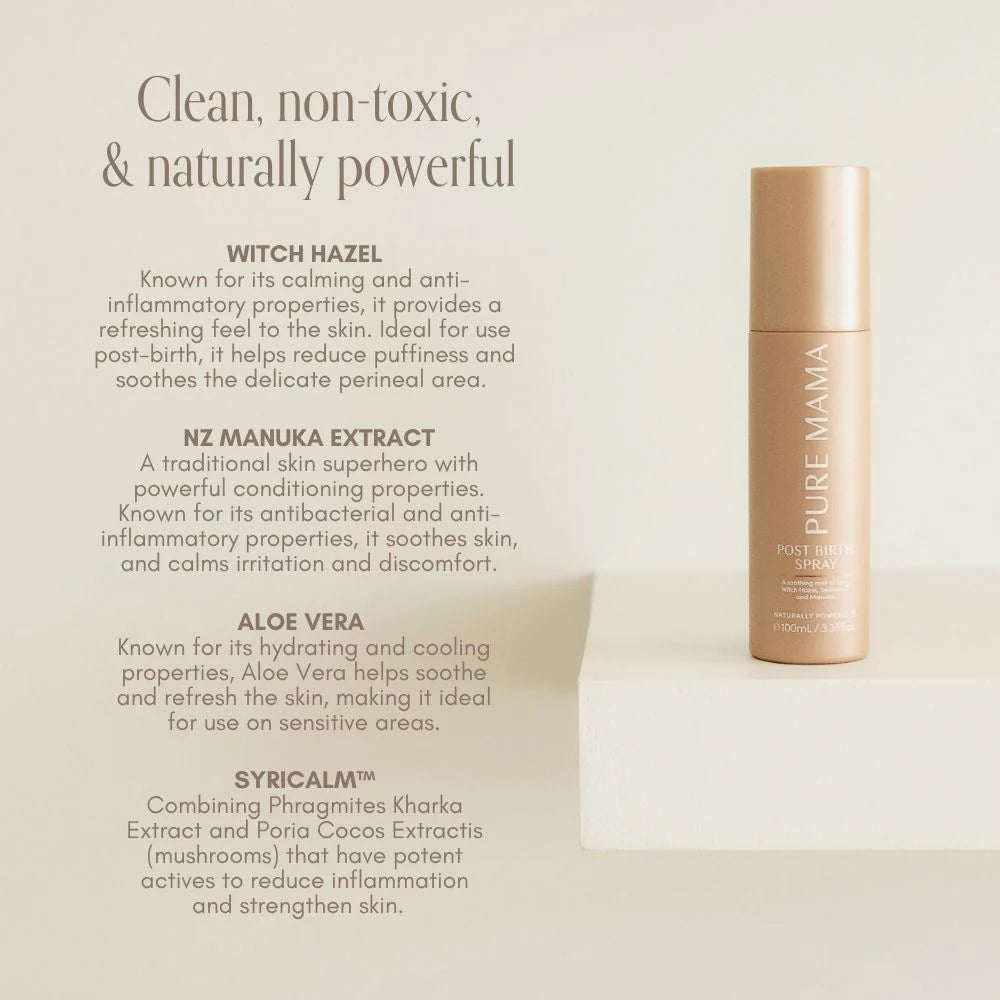 pure mama post birth spray
