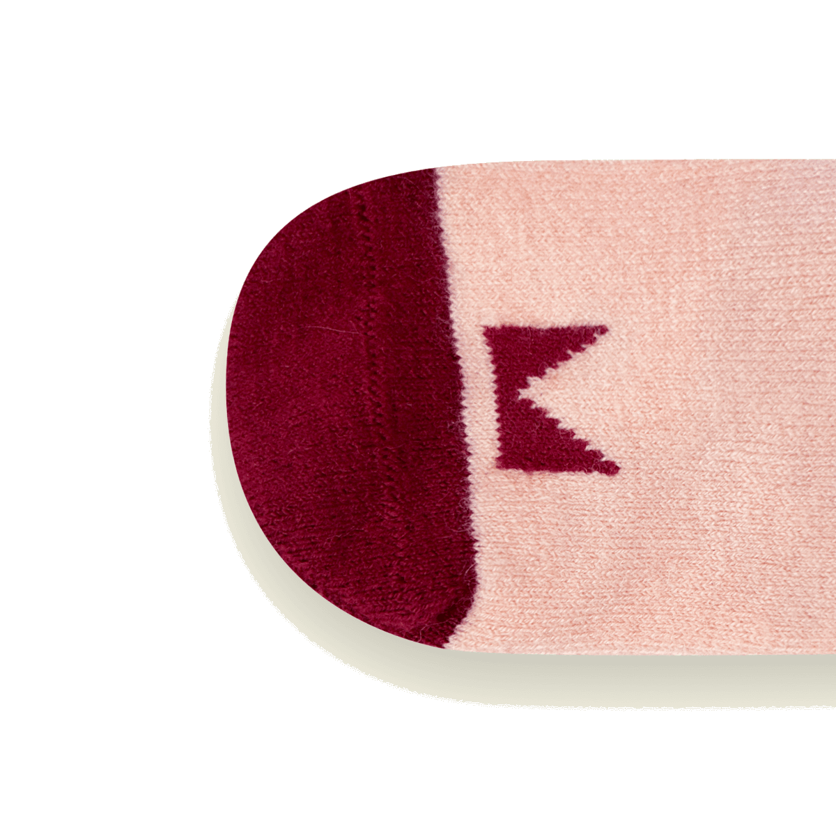 Mosey by Lamington Merino Wool Baby Socks Plum detail