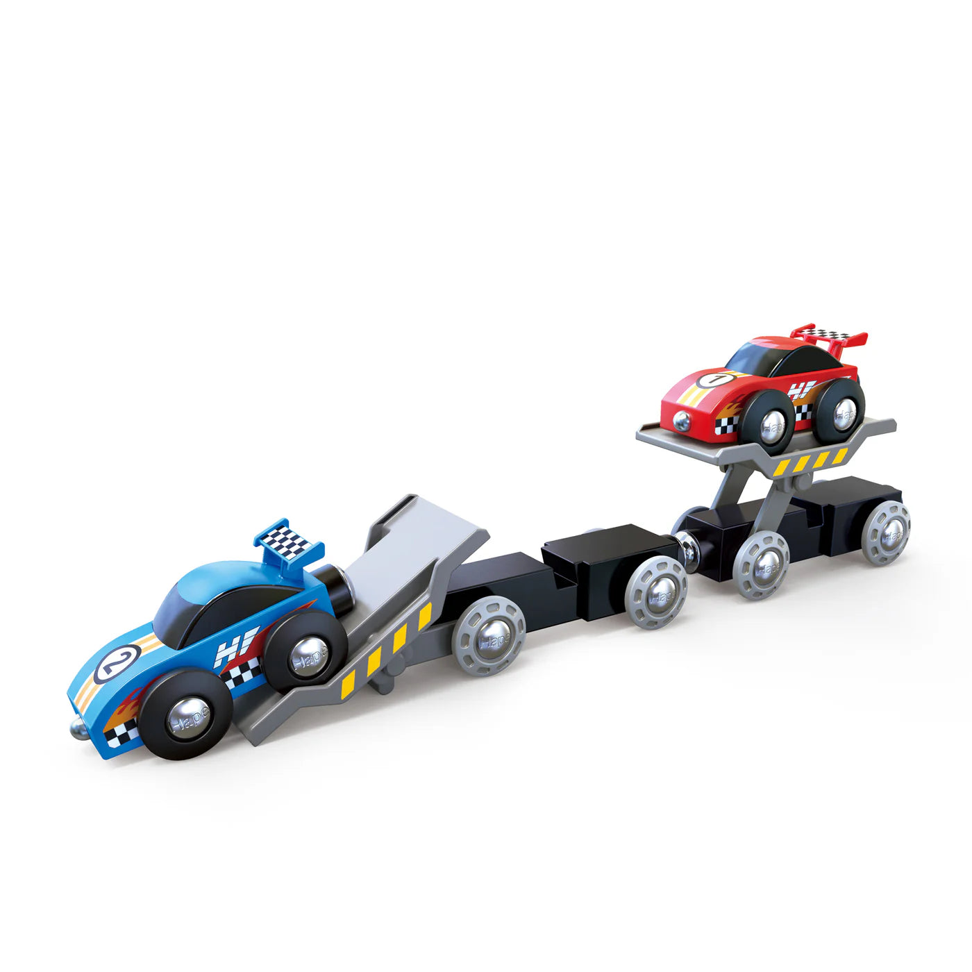 hape railway race car set