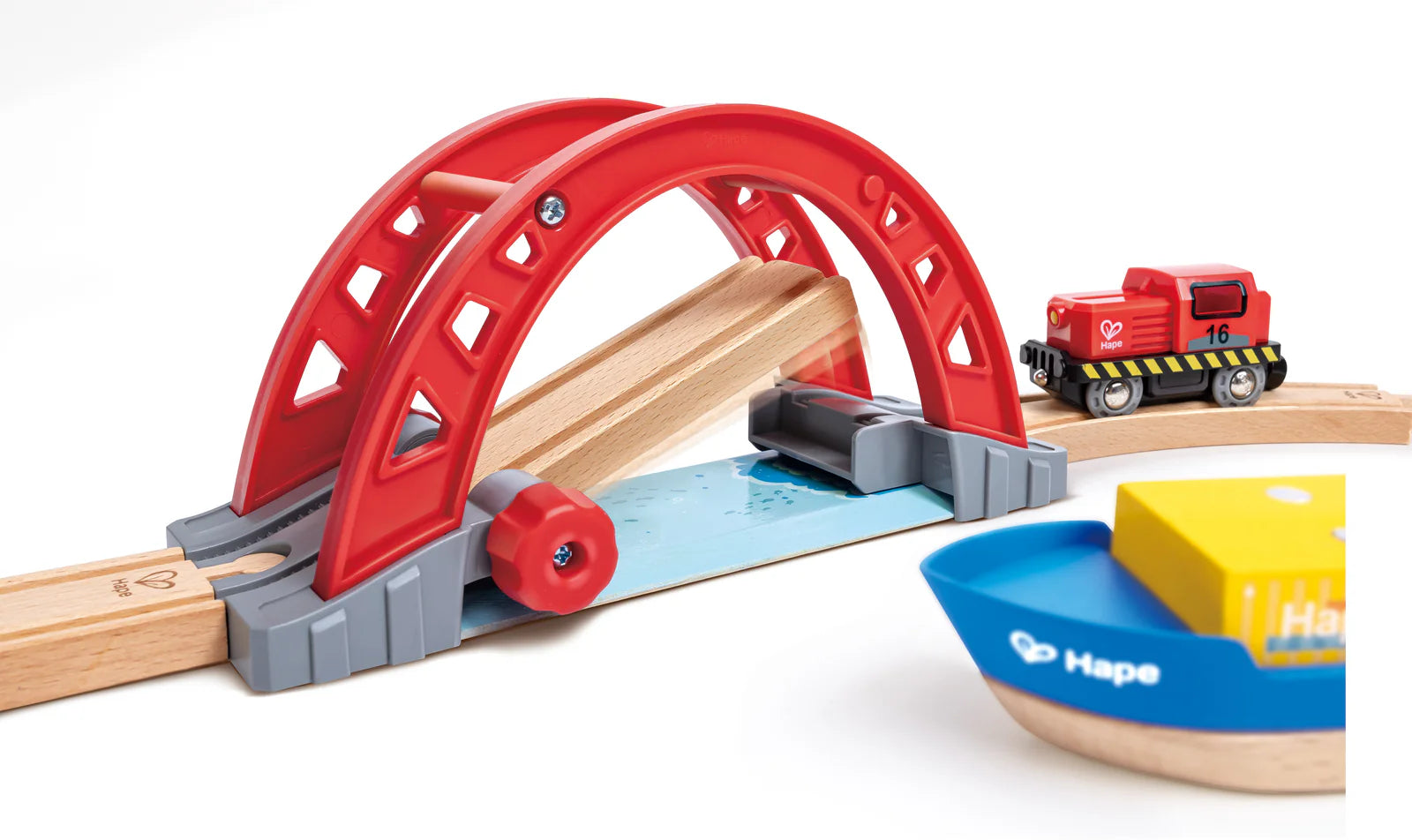 Hape railway sea and cargo set