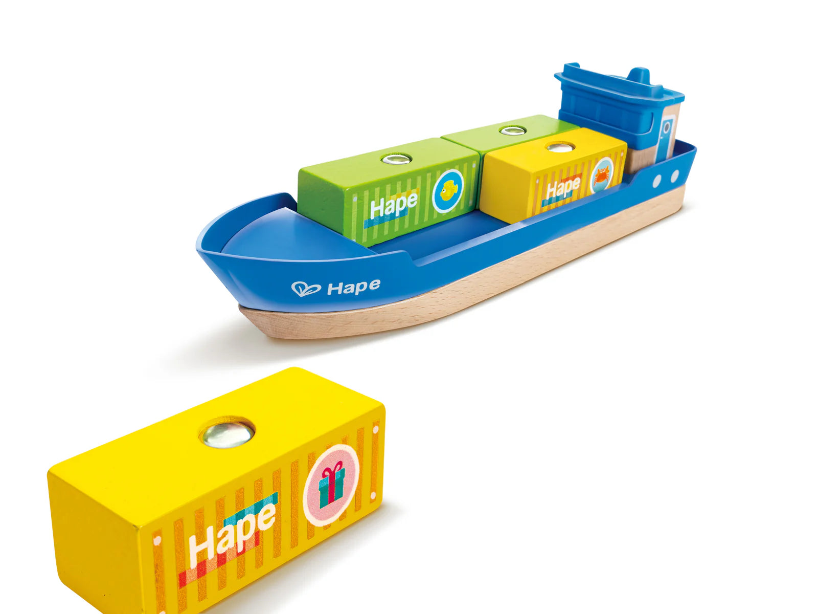 Hape railway sea and cargo set