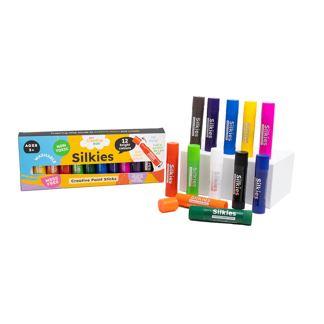 My Creative Box Silkies Paint Sticks set of 12 in gift case