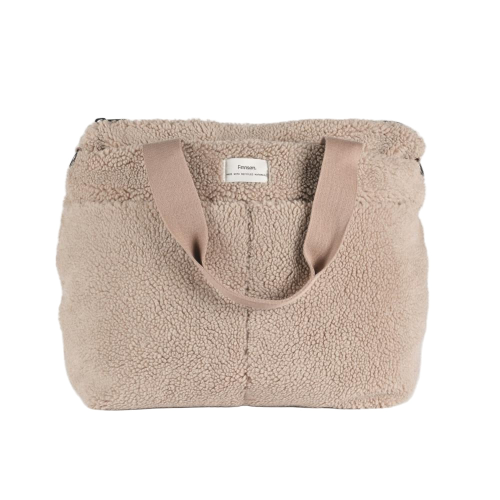 Finnson Sigrid Beige Teddy Baby Bag