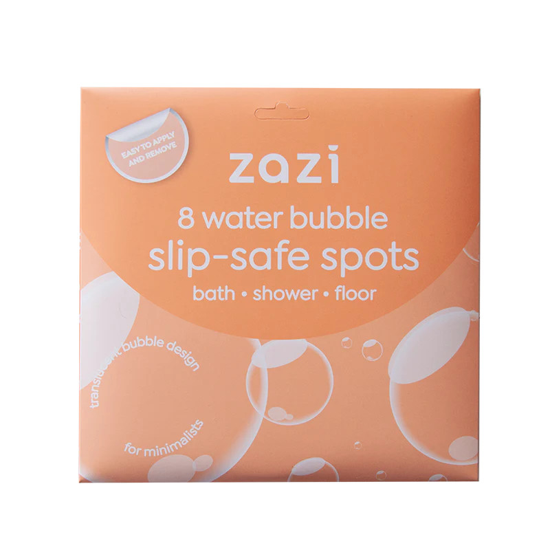Zazi slip safe bath spots water bubbles