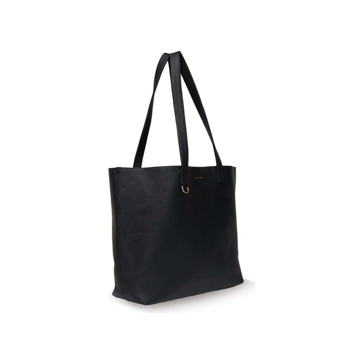 Saben Carter Tote black tan chain print