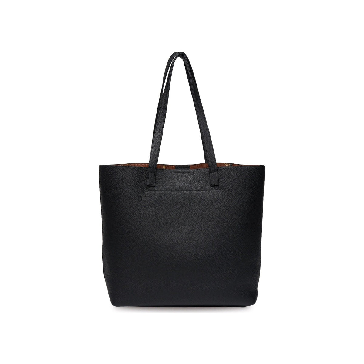 Saben Carter Tote black tan chain print