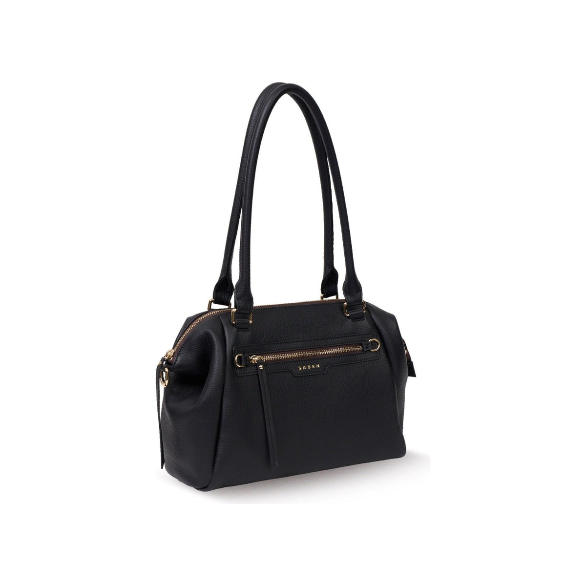 Saben Gita shoulder bag black luxe detail