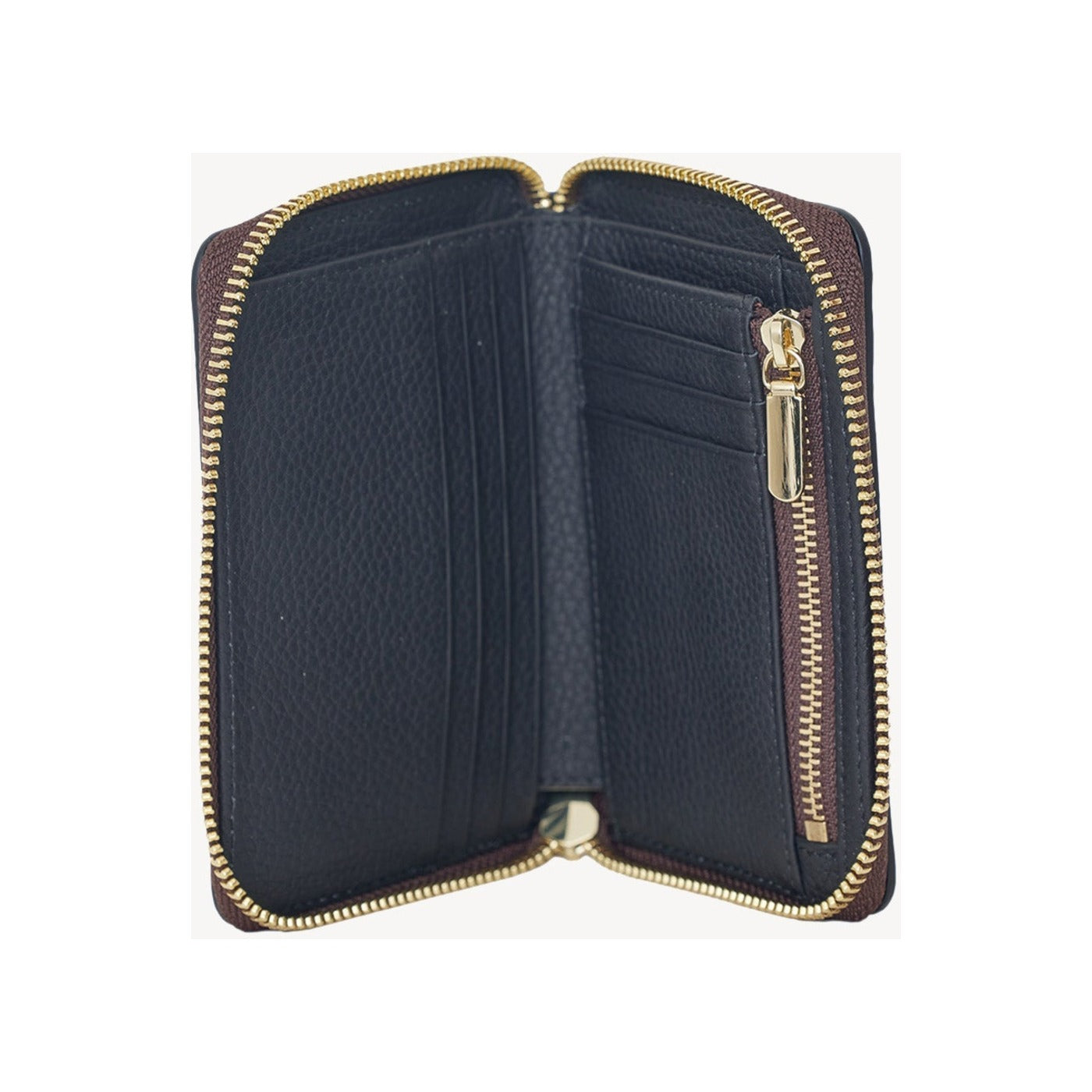 Saben Landry wallet black zip detail